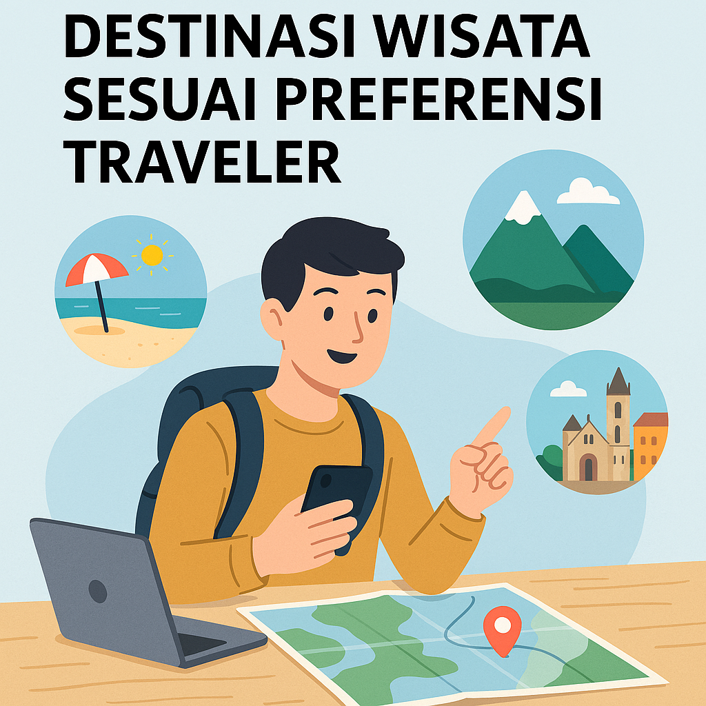 Tips Memilih Destinasi Wisata Sesuai Preferensi Traveler 3 tips memilih destinasi wisata